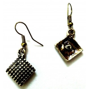 Antique Gold Earring Jhumki Contemporary Fashion Jewelry Hook Drop Dangle EA239